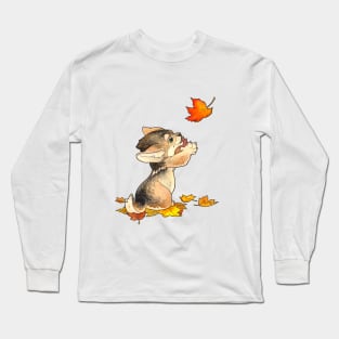 Fall Werewolf Puppy Long Sleeve T-Shirt